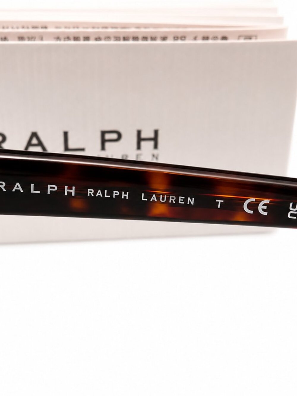 BNIB Ralph Lauren Tortoise Cat Eye Black Havana Sunglasses RA5305U - Picture 9 of 14
